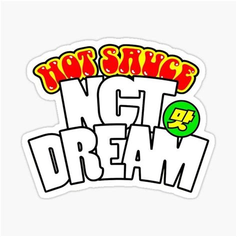 Hot Sauce NCT Dream Album Logo Sticker by katherinesbored in 2021 | Nct dream logo, Dream logo ...