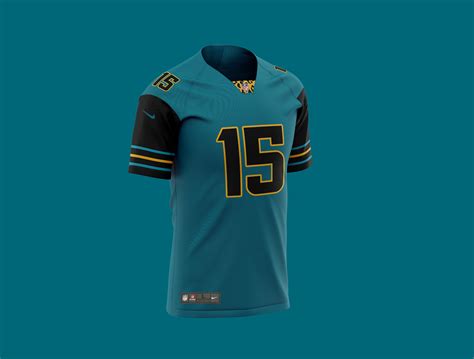 Jaguars jersey 3 by Luc S. on Dribbble