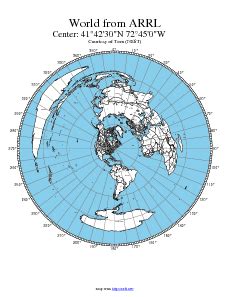 Azimuthal Projections Info – Ham Stuff