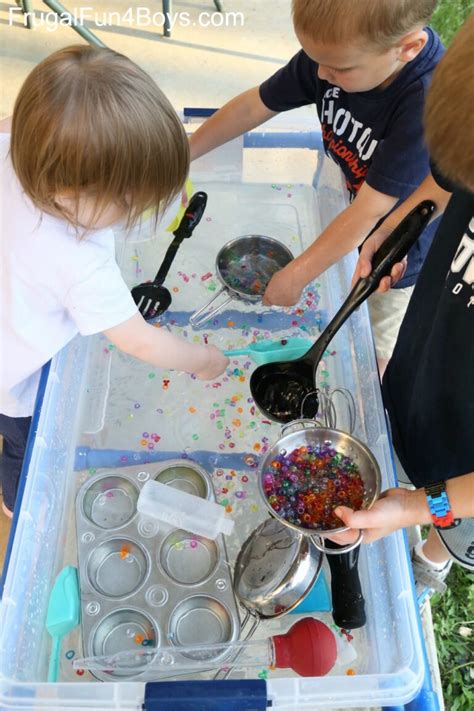 Awesome Water Table Play Ideas - Frugal Fun For Boys and Girls