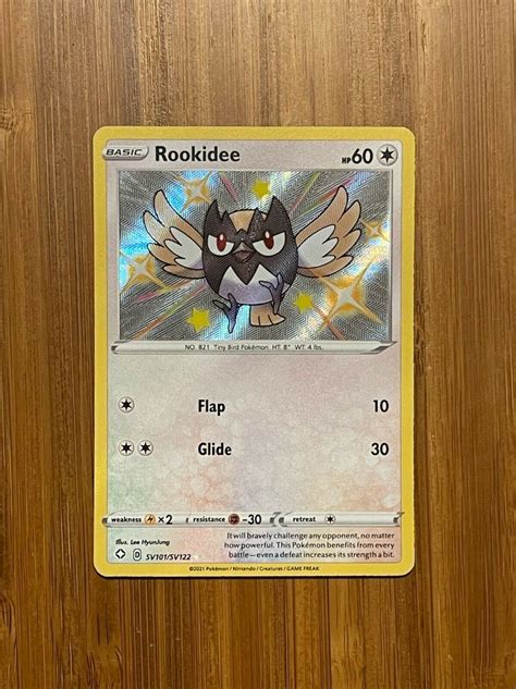 Rookidee-SV101/SV122-Shiny-Vault-Holo-Rare-=-Shining-Fates-=-Pokemon-Card-=-Mint Values - MAVIN