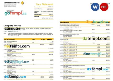 sample Angola Banco Ecenomico bank statement template in Excel and PDF format download | by ...