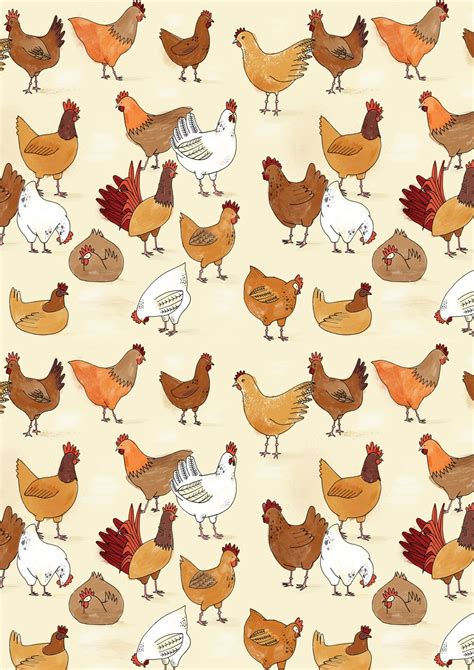 Personal Project | Chicken illustration, Chicken wallpaper, Chicken art