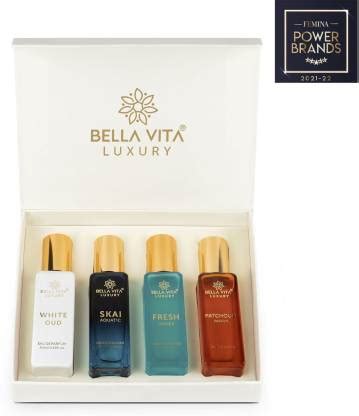 Buy Bella vita organic Luxury Unisex Perfume Gift Set For Men & Women ...