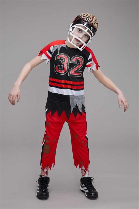 Zombie Football Player Costume For Boys | Zombie football player ...