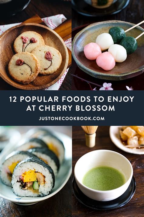 12 Popular Foods to Enjoy at Cherry Blossom Viewing (Hanami) • Just One Cookbook