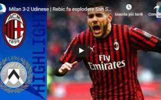 Milan - Udinese 3-2 - Gol e Highlights - Giornata 20 - Serie A TIM 2019 ...