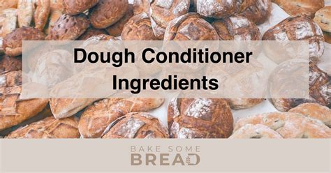 Dough Conditioner Ingredients - BakeSomeBread