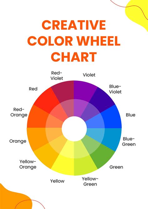 5 Free Color Wheel Chart Pdf Templates Templates Show | Porn Sex Picture