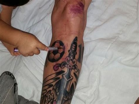 Lionel Messi gets terrible new tattoo on the world's most expensive left leg | The Independent