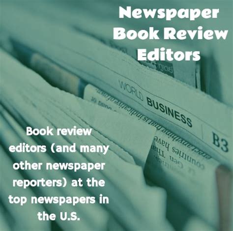 Newspaper Book Review Editors – Book Marketing Bestsellers