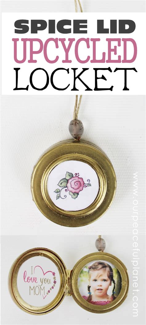 DIY Upcycle Locket Necklace