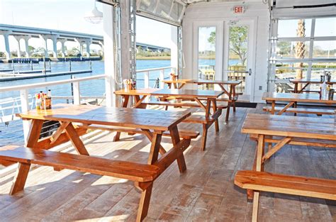 Safe Harbor Seafood Restaurant | Jacksonville Beach, Florida | Restaurant patio, Jacksonville ...