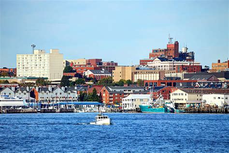 Portland Maine Maine City Skyline Stock Photos, Pictures & Royalty-Free ...