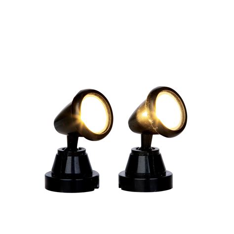 Lemax Village Collection Christmas Village Accessory, Round Spot Light, Set Of 2, B/O (4.5V)