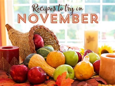 20+ Recipes You Need to Try in November