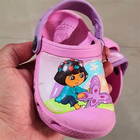 CROCS Kids Dora Classic Clogs (C6-7/15cm) on Carousell