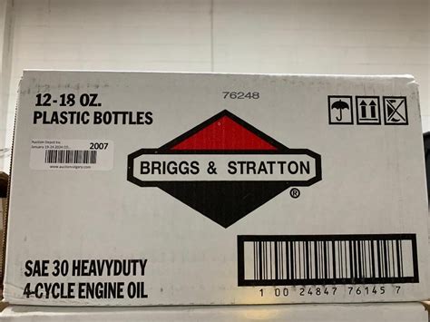 Briggs & Stratton SAE 30 Heavy Duty 4-Cycle Motor Oil 12 x 535ml