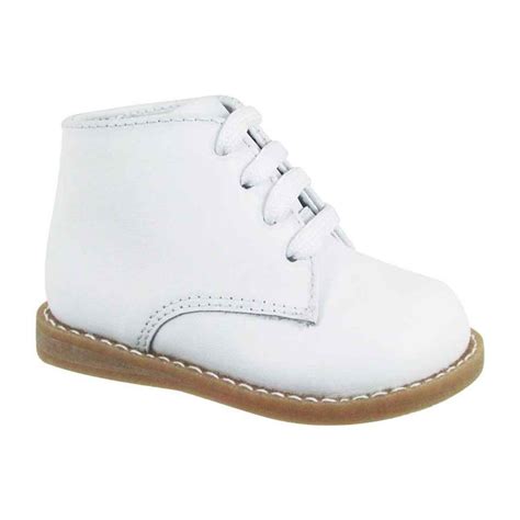 Lee Toddler Classic White Walking Booties - Kids Shoe Box