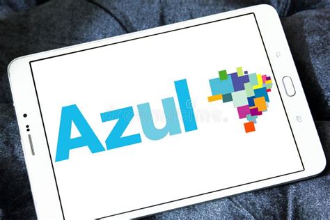 Azul Brazilian Airlines Logo Redaktionell Fotografering för Bildbyråer - Bild av kommersiellt ...