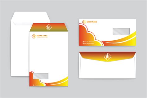 Gradient color envelope template 26533448 Vector Art at Vecteezy