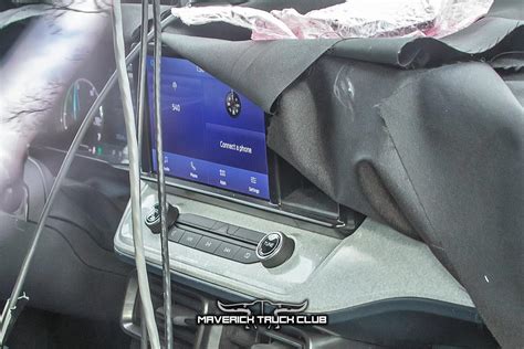 Spied: Ford Maverick Interior First Look | MaverickTruckClub - 2022+ Ford Maverick Pickup Forum ...