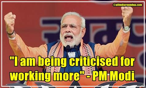 PM Narendra Modi Remarks ‘I am being criticised for working more’ in Shangai
