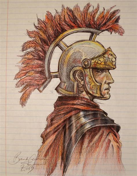 Roman Soldier Sketch by BrandiShermanGermana on DeviantArt