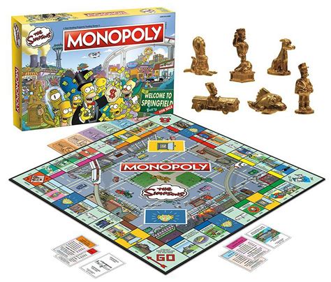 The Simpsons Monopoly The Simpsons USAopoly - ToyWiz