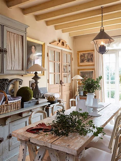 Cocinas rústicas francesas, ¡una delicia para el otoño! | French country dining room, French ...