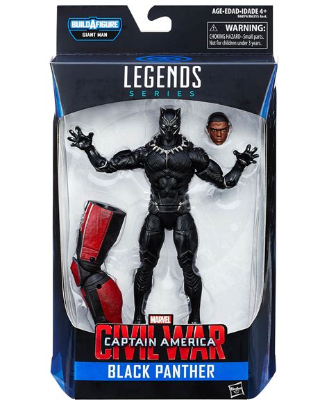 Marvel 6-Inch Legends Series Black Panther Figure | Marvel legends ...