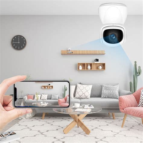 LYUCRAZ Wireless Cameras for Home Security CoMPact Indoor Plug-In Smart ...