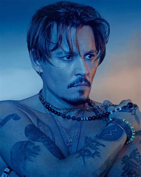 The American Actor Johnny Depp - Paint By Numbers - Num Paint Kit