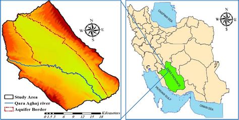 Location map of Kavar basin in Fars province of Iran | Download Scientific Diagram