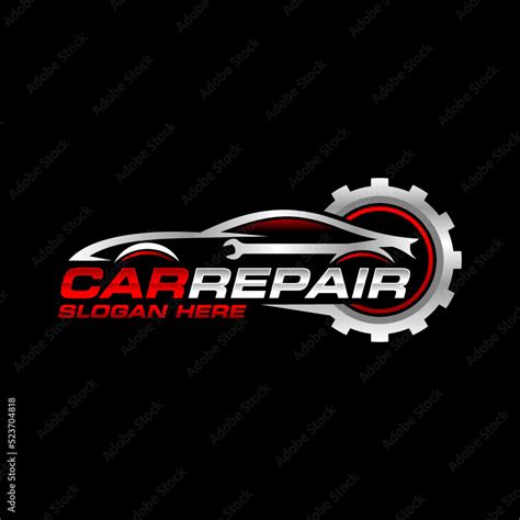 Auto repair car service logo vector illustration Stock Vector | Adobe Stock