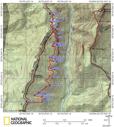 Linville Gorge Trail Map Pdf - Maps For You