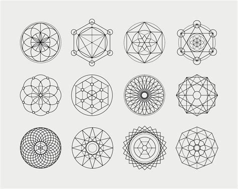 Sacred Geometric Vector Shapes