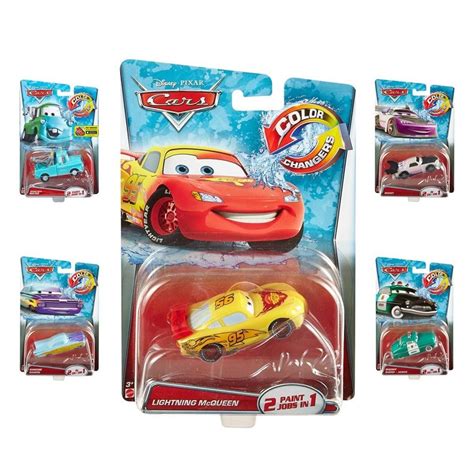 Mattel Disney Pixar Cars color changing vehicles