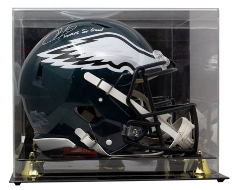 Jalen Hurts Signed Eagles Full-Size Authentic On-Field Speed Helmet ...