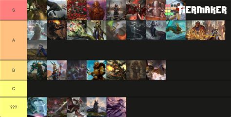 Commander Tier List (Community Rankings) - TierMaker