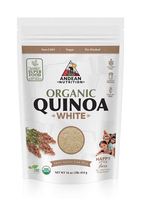 ORGANIC WHITE QUINOA - Andean Nutrition