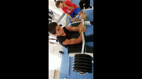 A boy of 12 years old is holding 70 kilos BICEPS | Doovi