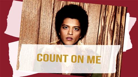 Count On Me - Bruno Mars - YouTube