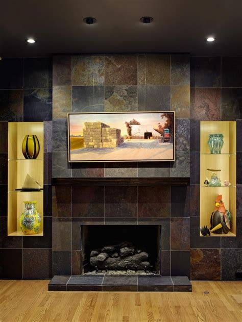 Glass Tile Fireplace Hearth – Fireplace Guide by Linda