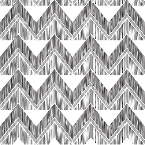 Abstract geometric seamless pattern. Fabric doodle zig zag line ornament. Zigzag pencil drawing ...