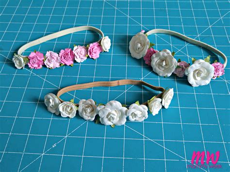 DIY Flower Crown Headband - Mommy Week™