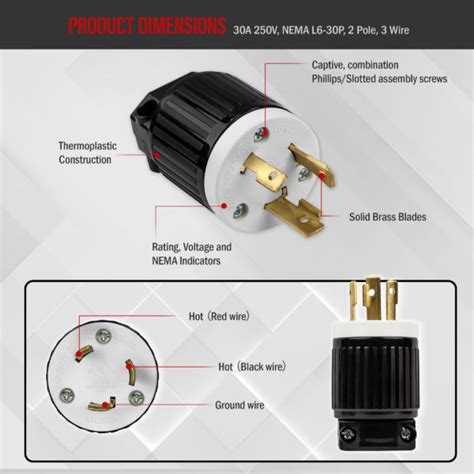 Wiring Diagram 250v 30a Plug