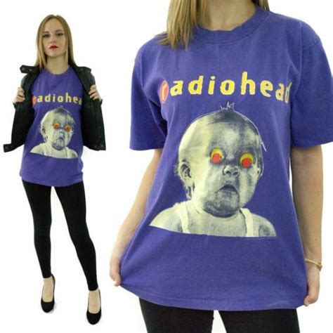 Vintage 90s RADIOHEAD Pablo Honey Tour T Shirt Sz L | Defunkd