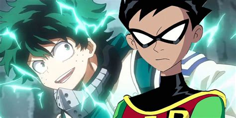 Teen Titans' Robin Joins My Hero Academia's UA High in New Fan Art - Oxtero