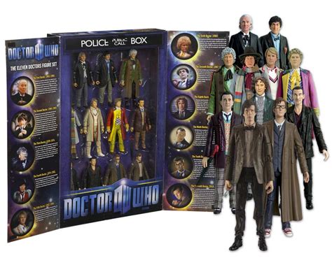 Doctor Who: Eleven Doctor Figure Set In Tardis Collector Box – YBMW